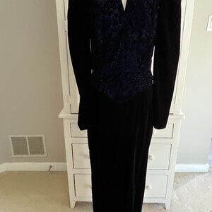 woman's used vintage dress